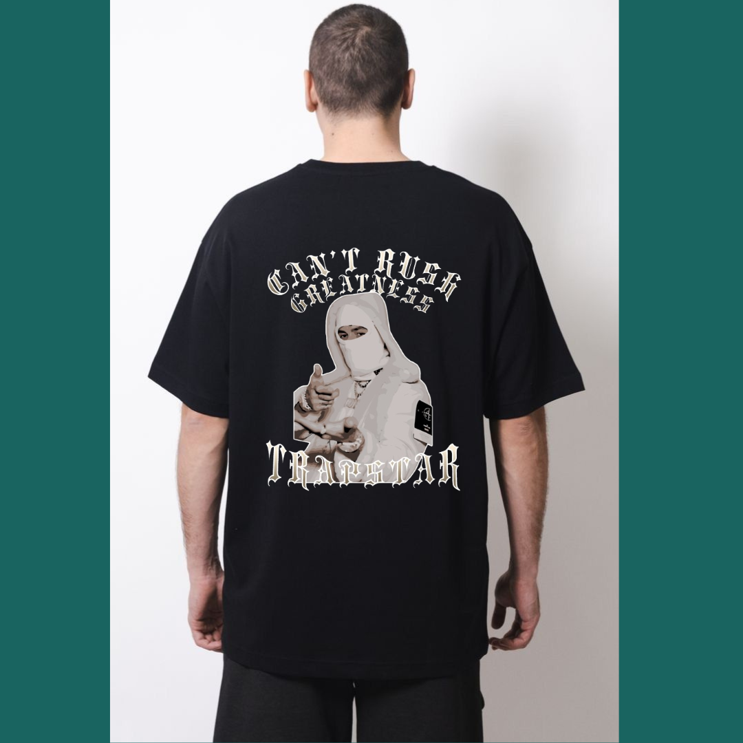 Central Cee "Can't Rush Greatness" Black Tee